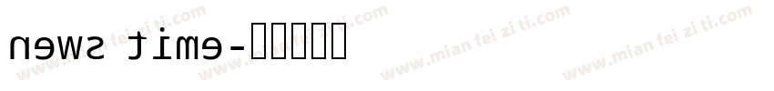 news time字体转换